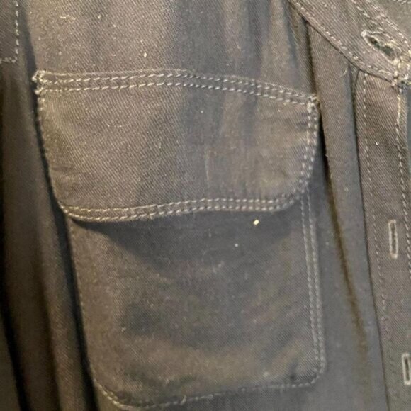 EXPRESS Black Roll Up Sleeve‎ Military Romper Women Jumpshort S/P NWOT - Picture 5 of 7